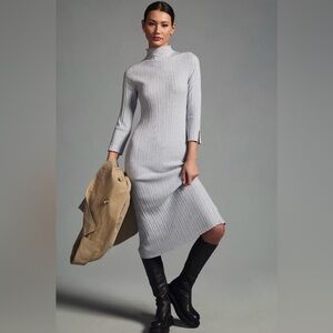 NWT Anthropologie Daily Practice Textured Column Sweater Dress, Size Large